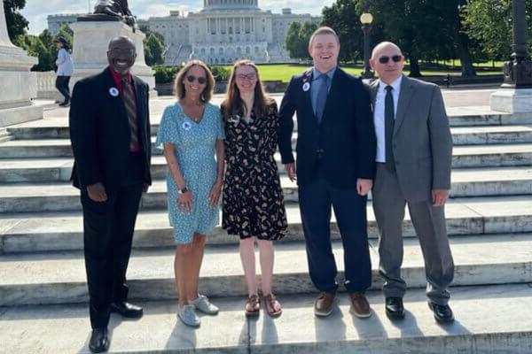 Music education students and alumni participate in NAfME's Hill Day